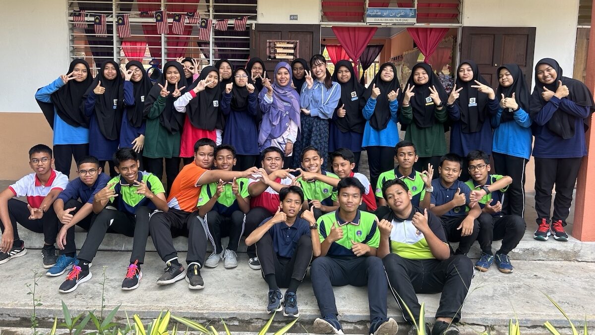 日本語パートナーズの生徒と