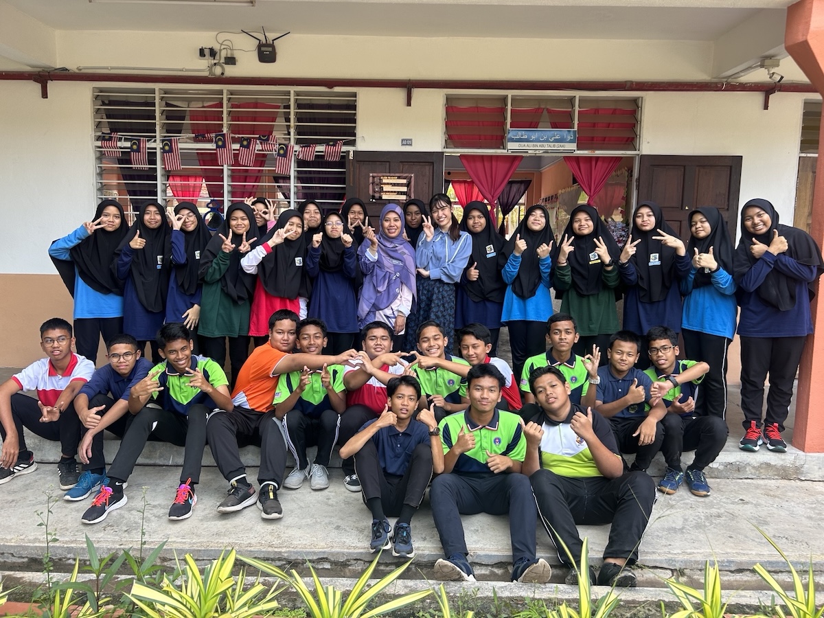 日本語パートナーズの生徒と